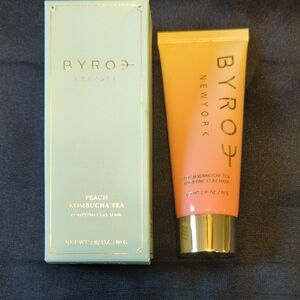 BYROE New York Peach Kombucha Tea Purifying Clay Mask - Orange